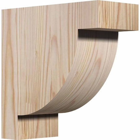 Ekena Millwork Alpine Smooth Corbel, Douglas Fir, 3 1/2"W x 8"D x 8"H COR04X08X08ALP00SDF